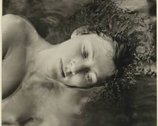 Lot #90 Larry Sultan (1946-2009) "Girl in Water" 1970's Gelatin Print 63/100 Framed behind glass The San Francisco Art Institute https://denveronlineauctions.com/auction-details?id=1329965