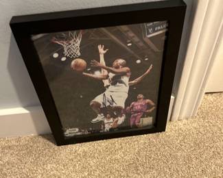 Signed Denver Nuggets photograph