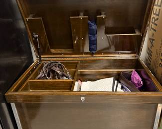 Large wooden chest