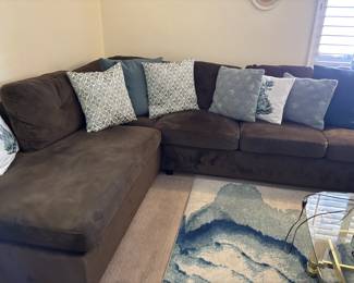 Barely used, microfiber couch - no pets or smoking ever