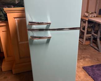 New retro mini fridge