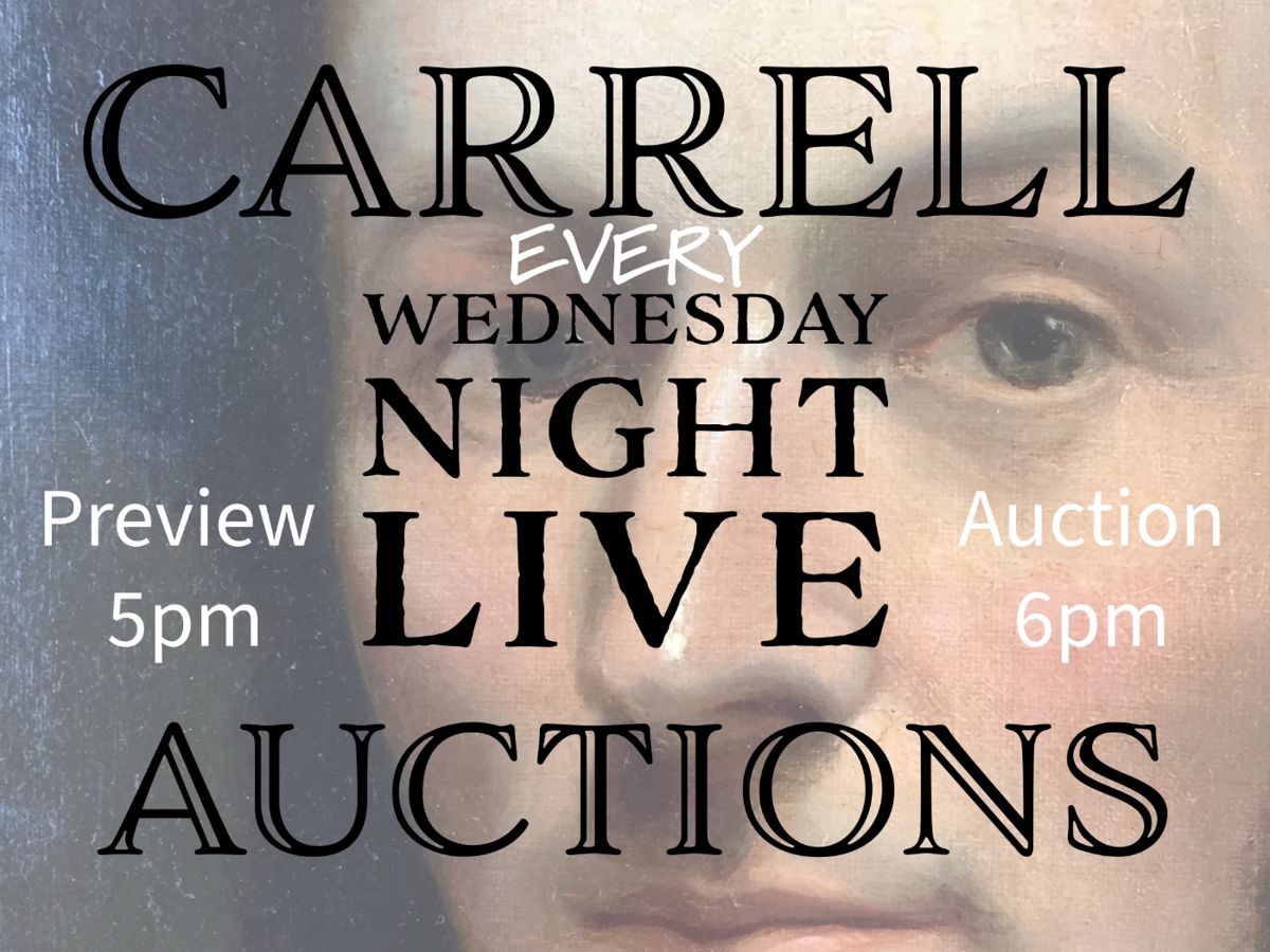 Live Estate Auctions every Wednesday Evening!