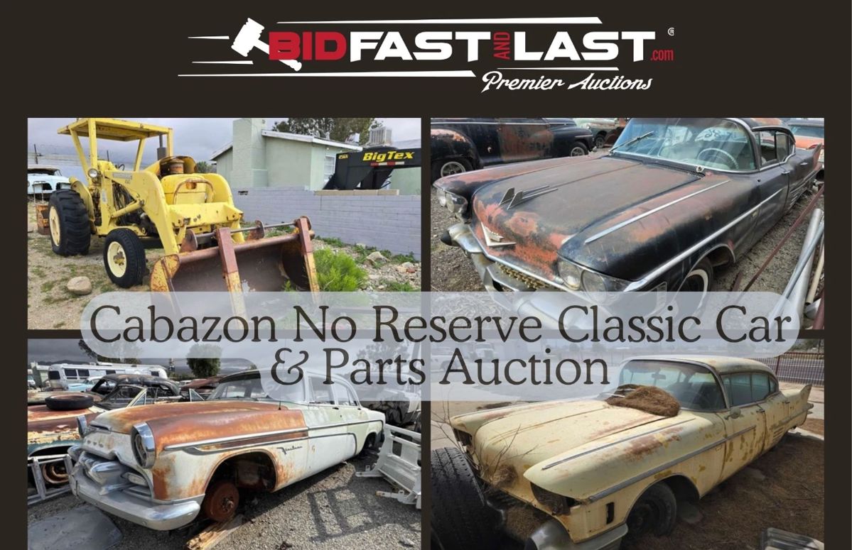 Cabazon No Reserve Classic Car Parts Auction