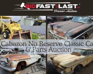 Cabazon No Reserve Classic Car Parts Auction