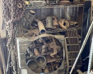 4010 Hubcaps, Radios, radiators, grill, pulley, alternator and miscellaneous