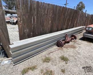 842  6 Aluminum Beams 
