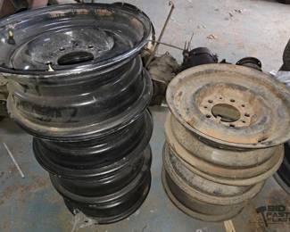 2520  7 5 Lug Steel Wheels 15x7 