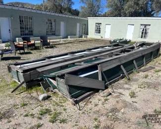 200  4 Stacks of Sheet Metal, 8 to 23 in Length 