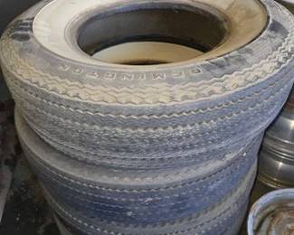 2528  4 Remington Whitewall Tires 