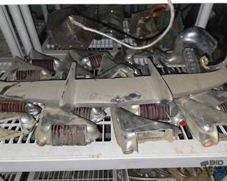 2722  Tail Light Trim with Red Glass Lense 