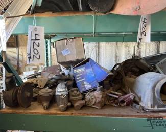 4214 brake parts, window mechanism, misc brackets, chrome trim, pulleys and more
