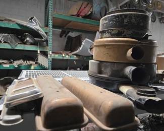 2500  4 Air Cleaners, Pair of Valve Covers, Tail Light and Trim 