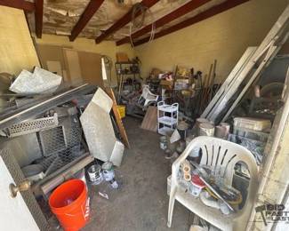 5500  Ladders, Metal Shelf Racks, Air Conditioning Ductwork 