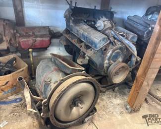 1506 Cadillac Engine and HydraMatic Transmission