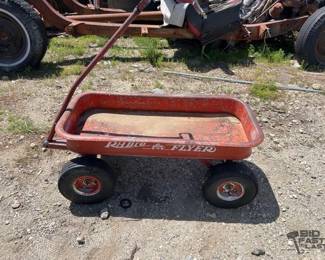 722  Radio Flyer Metal Wagon 