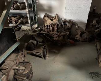 2066  Exhaust Manifolds, Pulleys, and Radiator Fan 