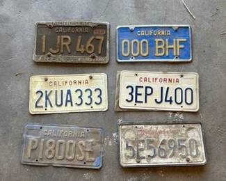 4020 6 license plates