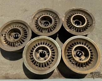 5008 5 1950s Cadillac Original Kelsey Hayes Alcoa Sabre Wheels