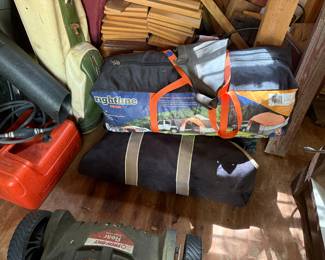 Tents, etc Items in shed