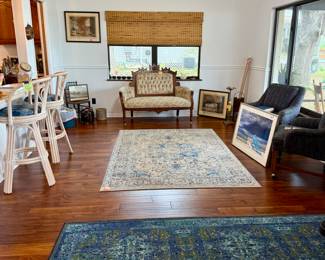 Looking into dining room