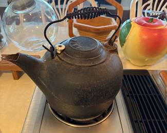 Large cast iron tea kettle
