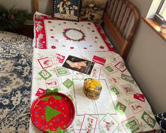 Christmas table cloths, etc