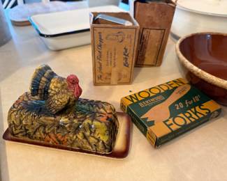 Vtg kitchen items