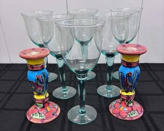 Goblets Southwest Candlestick Holder