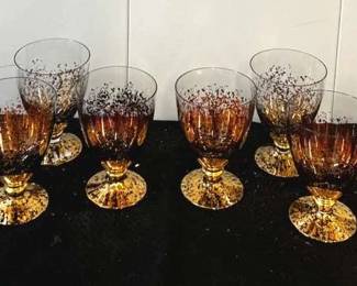 Vintage Shiny Bar Glasses