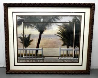 Large Beach Front Layered Artwork