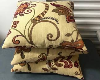 Patterned Down Throw Pillows