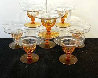 Vintage Decorative Cocktail Glasses
