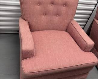 MidCentury Pink Chair Original Material