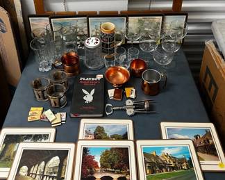 Barware Copper Mugs Playboy Bartender Book