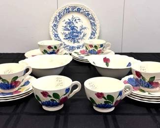 21pc Blue Ridge China Wedgewood