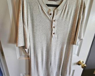 EMS Men's Short Sleeved Henley Shirt 