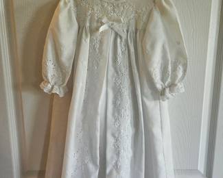 White Christening Gown 