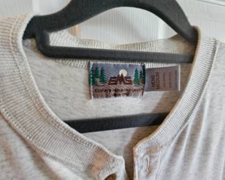 EMS Men's Short Sleeved Henley Shirt 