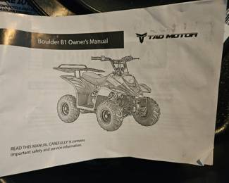 Child Size Four Wheeler 