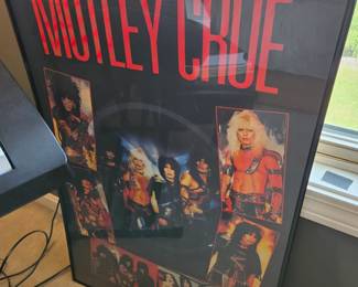 Motley Crue Framed Poster 
