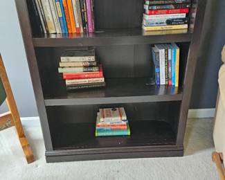 Wooden Bookcase with books 