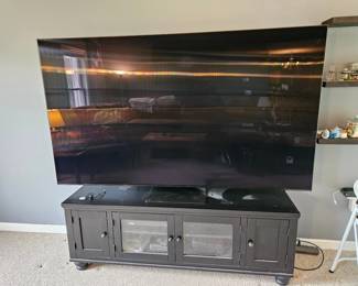 Large Samsung TV & Media Cabinet