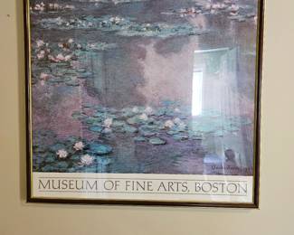 Monet Print from Museum of Fine Arts in Boston 