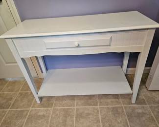 White Console Table 