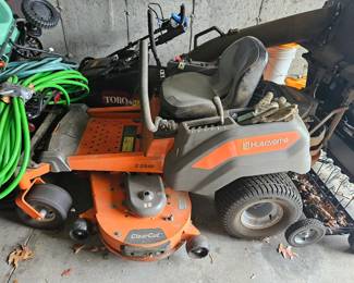 Husqvarna 54" Ride on Mower with grass catcher attachment 