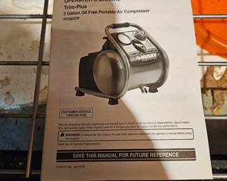 Husky Portable Air Compressor 