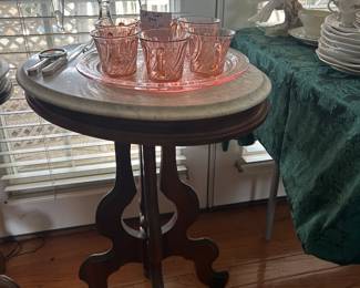 Marble top tables