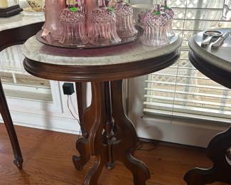 Marble top tables