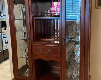 Lighted china cabinet