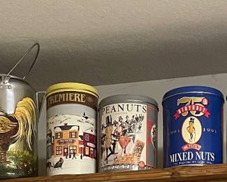 Vintage tin cans
